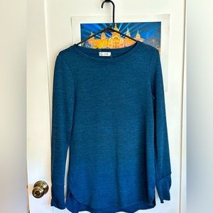 Carve Designs Blue Long Sleeves Shirt, Size 6